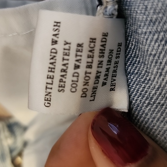 Red Berry Acid Wash High Waist  Cloud Denim Jeans - Picture 13 of 13